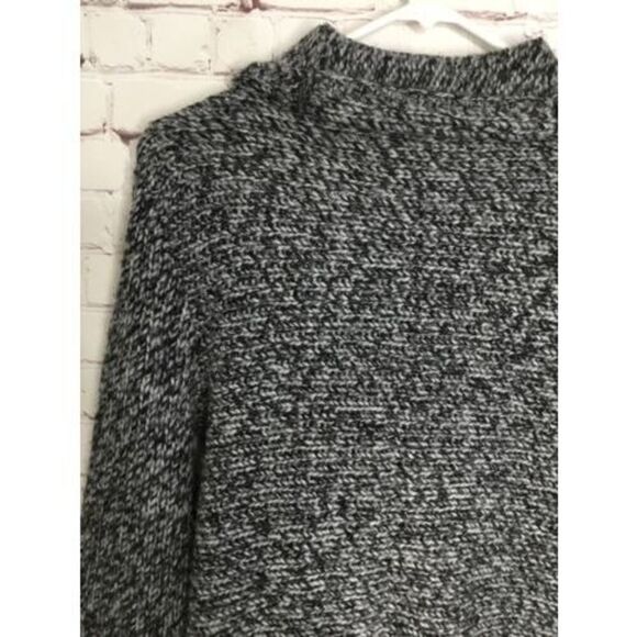 Vtg Silvia Novelli Women’s Small Cardigan Sweater Jacket Gray Italy Asymmetric - Picture 6 of 12